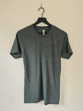 *FINAL PRICE DROP* American Apparel 50/50 Dark Heather Green Crew Neck Tee
